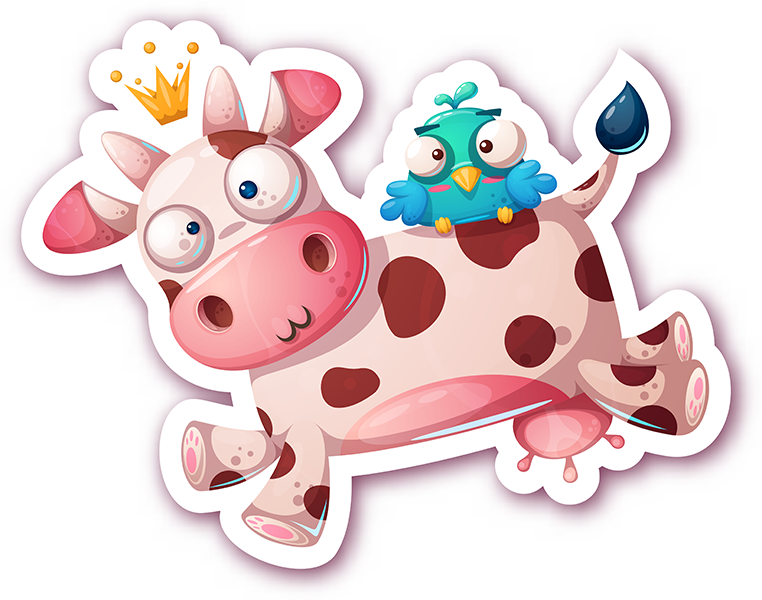 Sticker Vaca